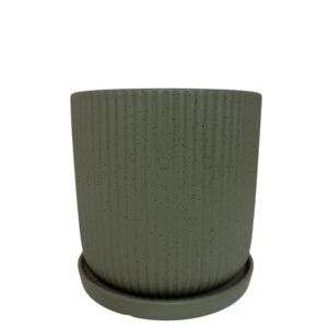 כלי קוטר 18 ירוק פסים נקודות