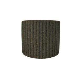 כלי שתילה קוטר 8 אפור פסים