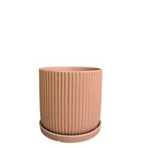 כלי קוטר 15 ורוד עתיק פסים נקודות